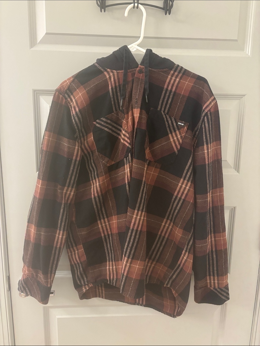 Hurley Flannel Hoodie